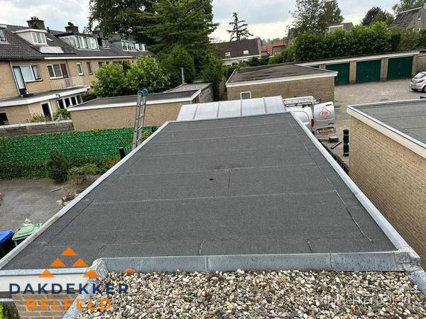 Dakinspectie plat dak na renovatie in Belfeld Dakinspectie plat dak na renovatie in Belfeld