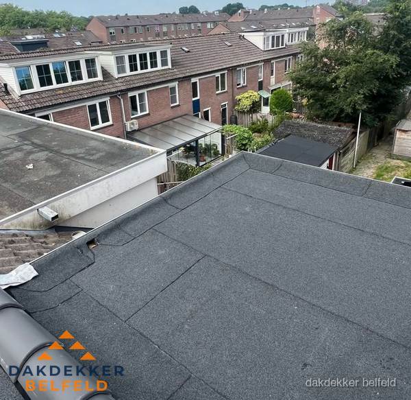 Dakinspectie plat dak aanbouw in Belfeld Dakinspectie plat dak aanbouw in Belfeld